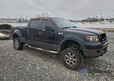 2007 Ford F150 Supercrew z USA, uszkodzony, nr VIN 1FTPW04507KB10144